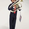 Byers Choice Salvation Army, Man With French Horn, , 4412D^ Byers Choice Carolers