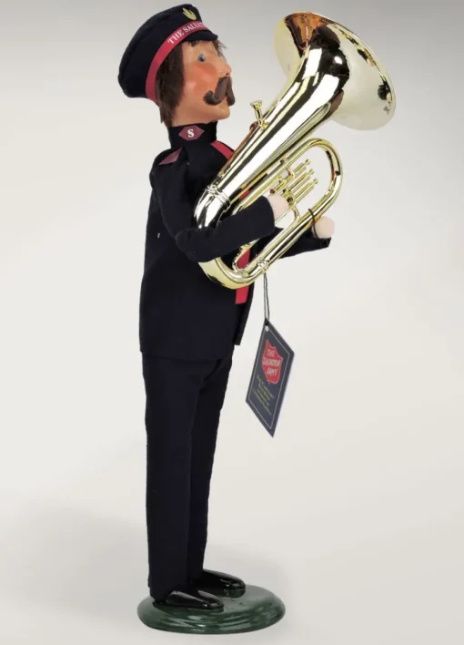 Byers Choice Salvation Army, Man With French Horn, , 4412D^ Byers Choice Carolers