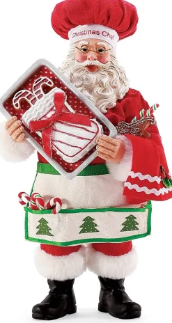 Department 56 Santa Cake Boss, 6008558, Possible Dreams^ Clothtique/Fabriche Santas