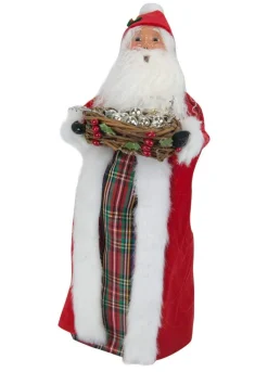 Byers Choice Santa With Silver Balls, , Zms280^ Santas