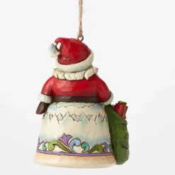 Enesco Santa W/Winter Scene Mini Ornament^ Resin