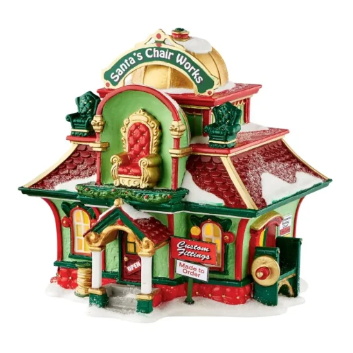 Cheap Santa's Chair Works North Pole Village