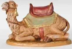 Store Seated Camel With Saddle Blanket, 7.5", , 52843 Religious