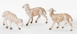 Sale Sheep White Set/3, 7.5", , 52899 Religious