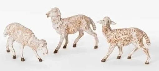 Sale Sheep White Set/3, 7.5", , 52899 Religious