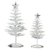 Fashion Silver Pines Set/2 Village Accessories