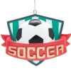 Kurt S Adler Soccer Ornament, A1983, Kurt Adler^ Resin