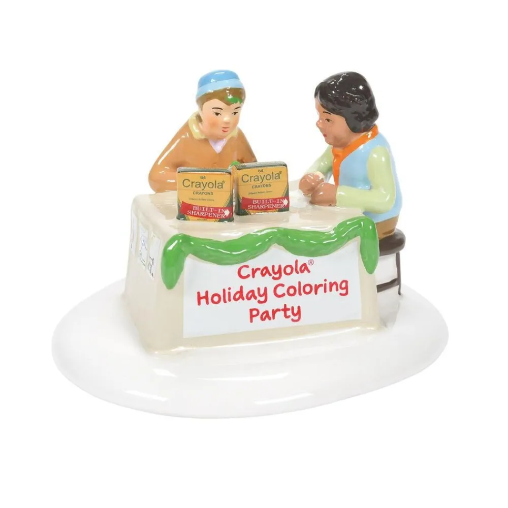 Cheap Sv, Crayola Holiday Coloring Party, 6009707, Snow Village Snow Village