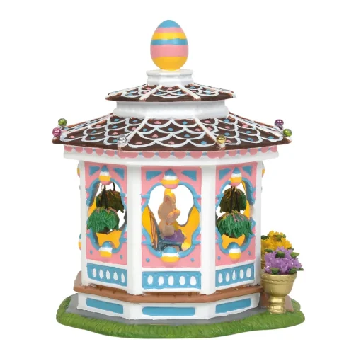 Department 56 Sv, Easter Bunny Gazebo, 6004818, Snow Village^ Easter
