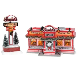 Sale Sv, Scooter's Diner, 6007793, Snow Village Snow Village