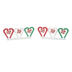 Best Sale Va, Candy Cane Fence Set Of 2, 6011458, Christmas In The City Village