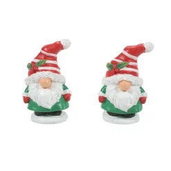 Discount Va, Candy Cane Gnomes Set Of 2, 6011427, Christmas Story