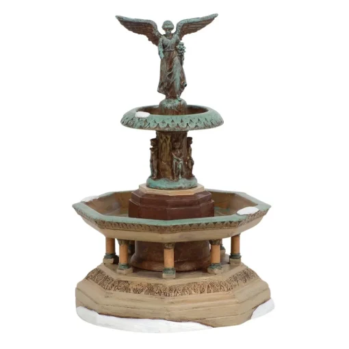 Hot Va, Christmas Bethesda Fountain, 6003193, Village Accessories