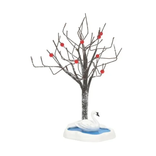 Flash Sale Va, Seven Swans A Swimming Tree, 6011470, Dickens Village