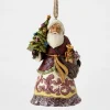 Outlet Victorian Santa With Tree Ornament Jim Shore