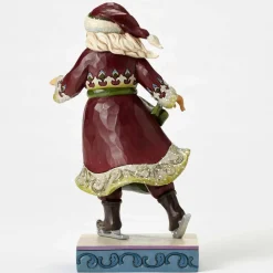 Enesco Victorian Skating Santa^ Santas