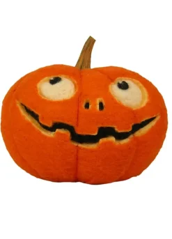 Byers Choice Wide Felted Jack-O-Lantern, , Fpmp2^ Halloween General