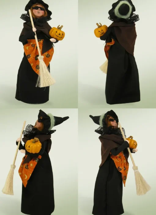 Byers Choice Witch With Broom, , 7151^ Byers Choice