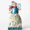 Clearance Wonderland Snowman With Owl Jim Shore