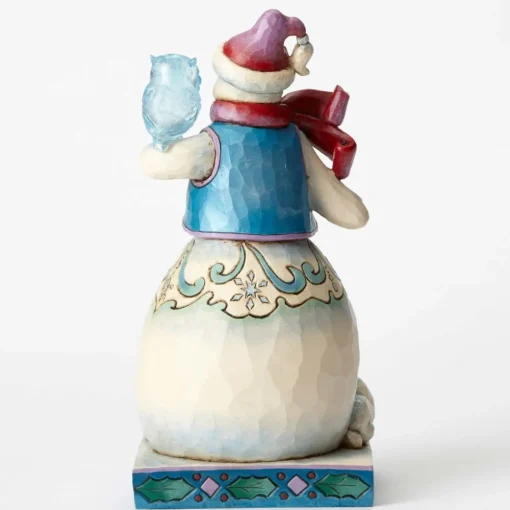 Clearance Wonderland Snowman With Owl Jim Shore